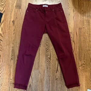 LOFT maroon jeans